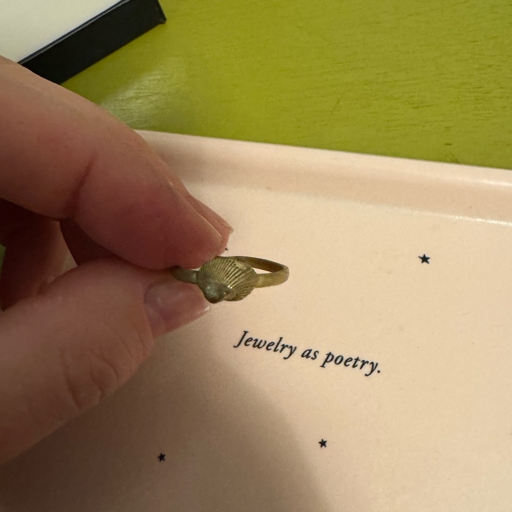 Brass Shell Ring - image 3